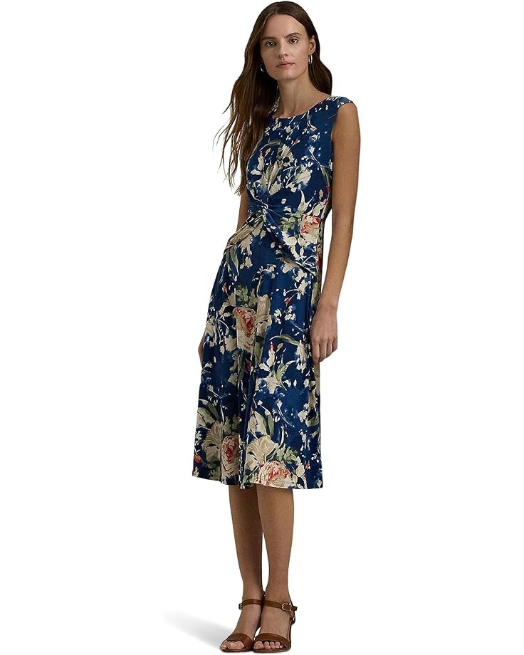 Платье LAUREN Ralph Lauren Floral Twist-Front Stretch Jersey, цвет Blue Multi
Платье LAUREN Ralph Lauren Floral Twist-Front Stretch Jersey, цвет Blue Multi