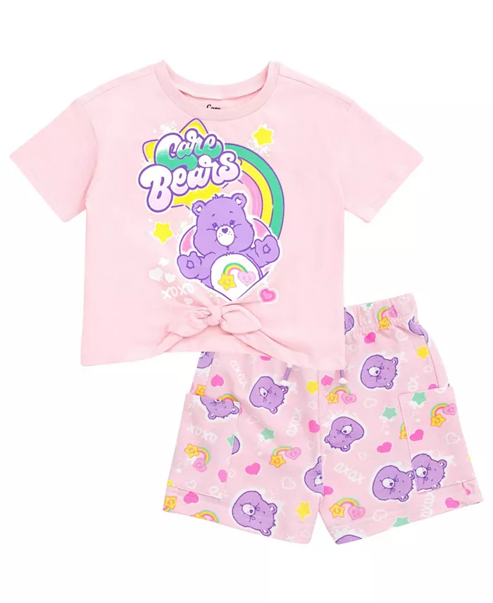Комплект одежды для девочек: футболка Best Friend Bear и шорты из френч-терри Care Bears, розовый
Комплект одежды для девочек: футболка Best Friend Bear и шорты из френч-терри Care Bears, розовый