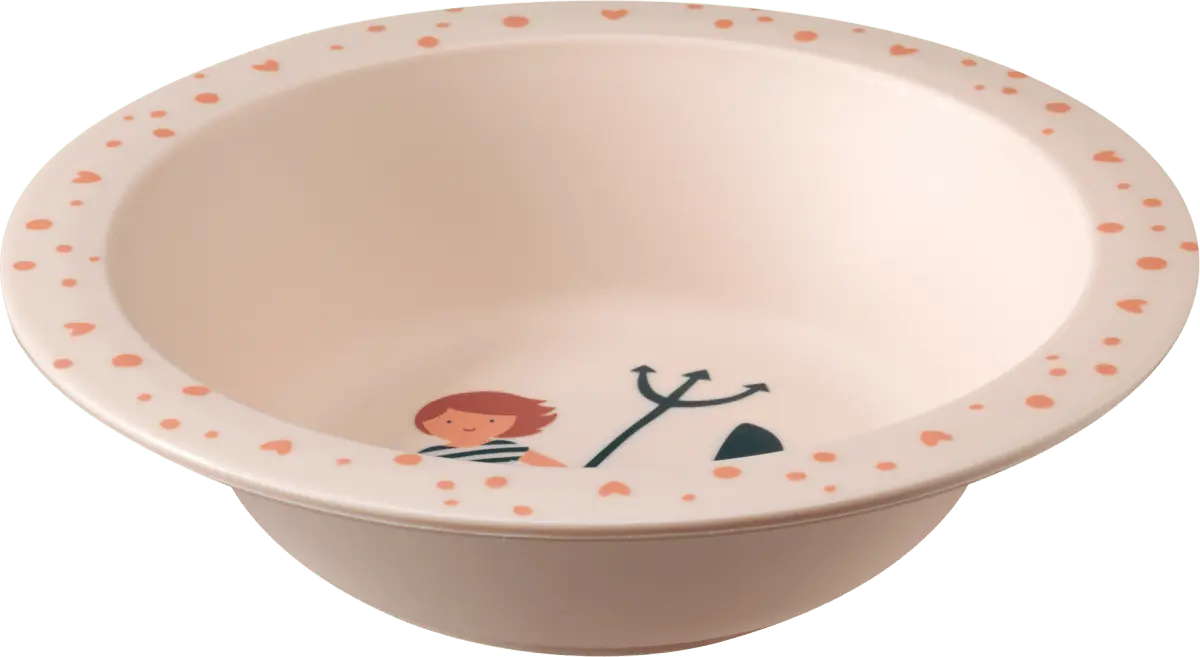 Миска из полипропилена розового цвета 1 шт. babylove