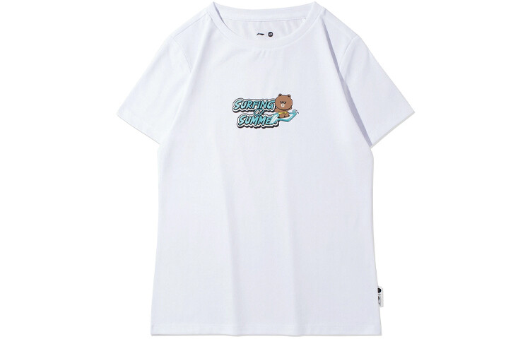 Футболка Line Friends X Sports Fashion Collection женская белая Lining
Футболка Line Friends X Sports Fashion Collection женская белая Lining