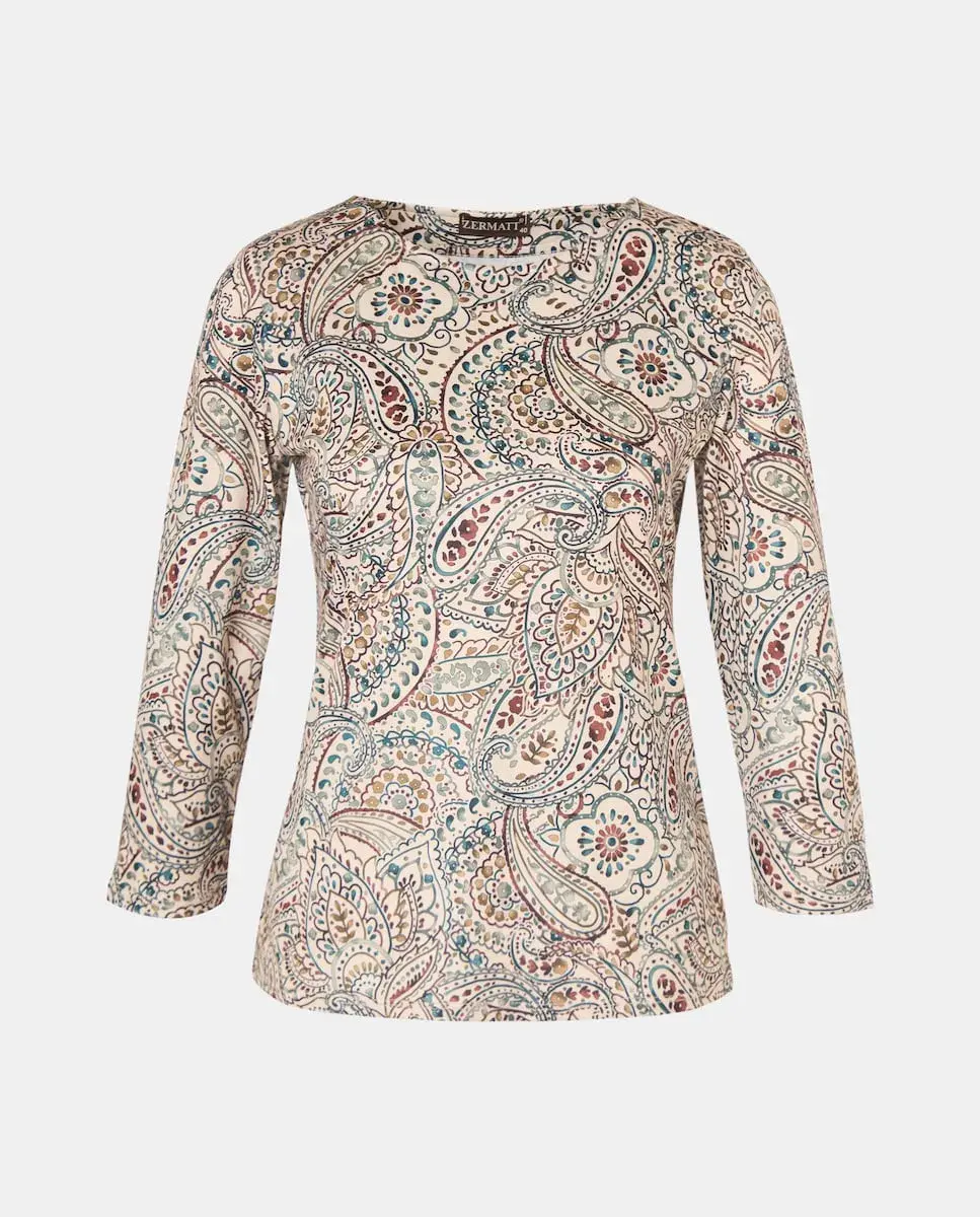 Женская футболка с принтом, рукава 3/4 Zermatt, зеленый
Женская футболка с принтом, рукава 3/4 Zermatt, зеленый