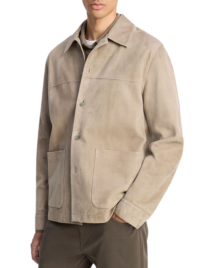 Замшевая рубашка-пиджак Vince, коричневый/бежевый
Замшевая рубашка-пиджак Vince, коричневый/бежевый