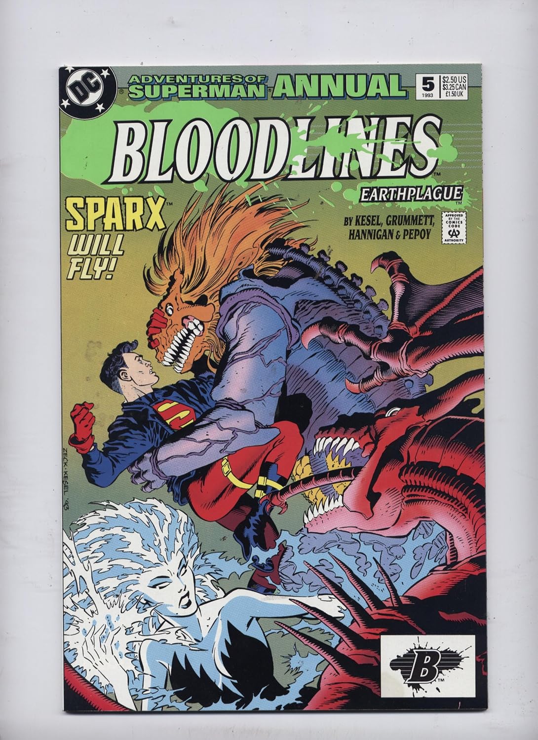 Adventures of Superman Annual #5 (Bloodlines) (DC)
Adventures of Superman Annual #5 (Bloodlines) (DC)