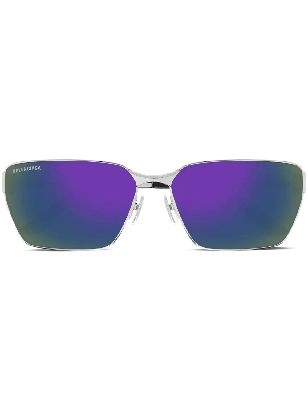 Солнцезащитные очки в квадратной оправе Balenciaga Eyewear, серебяный
Солнцезащитные очки в квадратной оправе Balenciaga Eyewear, серебяный