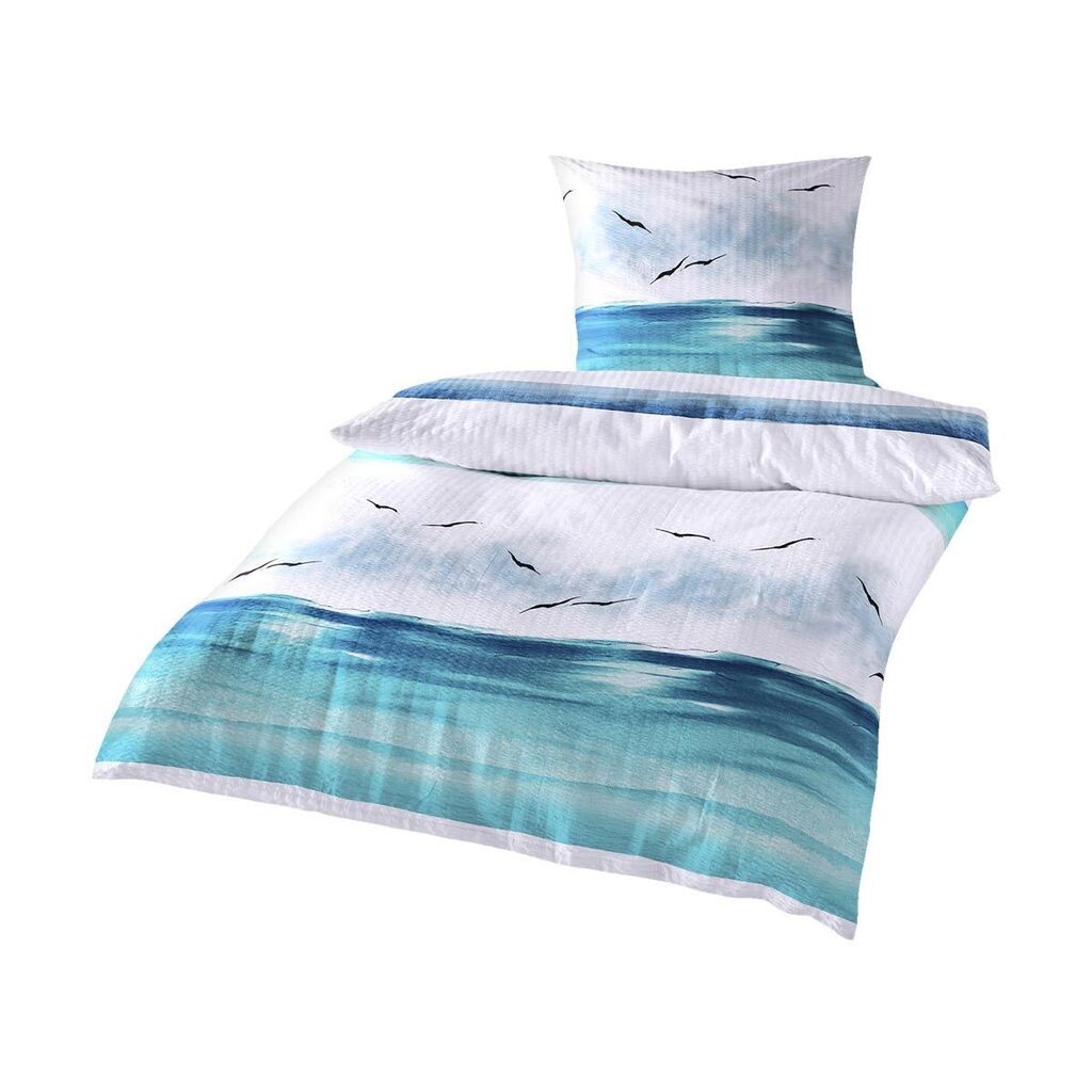 Постельное белье Dream Sleep из хлопчатобумажной ткани прибрежный бриз океан 240x220 см + 2x 80x80 см Traumschlaf
Постельное белье Dream Sleep из хлопчатобумажной ткани прибрежный бриз океан 240x220 см + 2x 80x80 см Traumschlaf