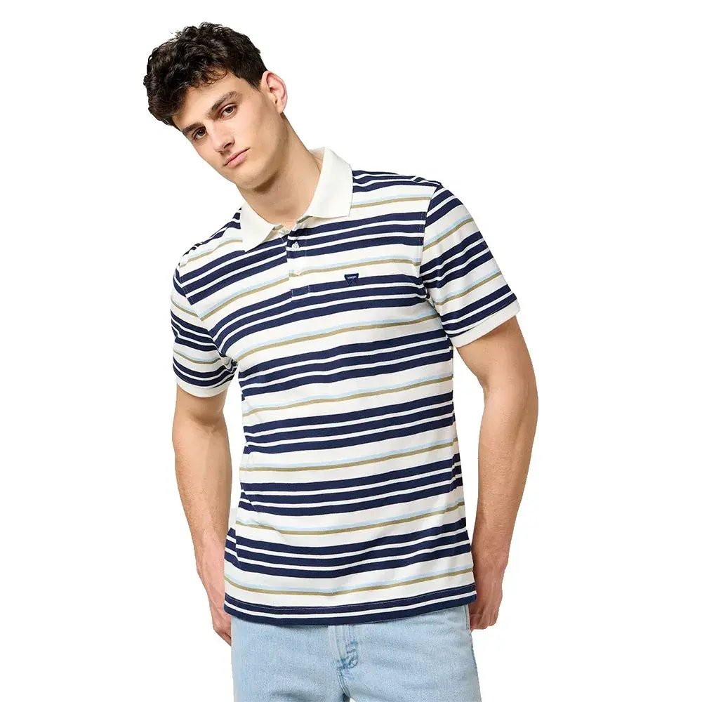 Поло с коротким рукавом Wrangler Stripe Regular Fit, белый
Поло с коротким рукавом Wrangler Stripe Regular Fit, белый