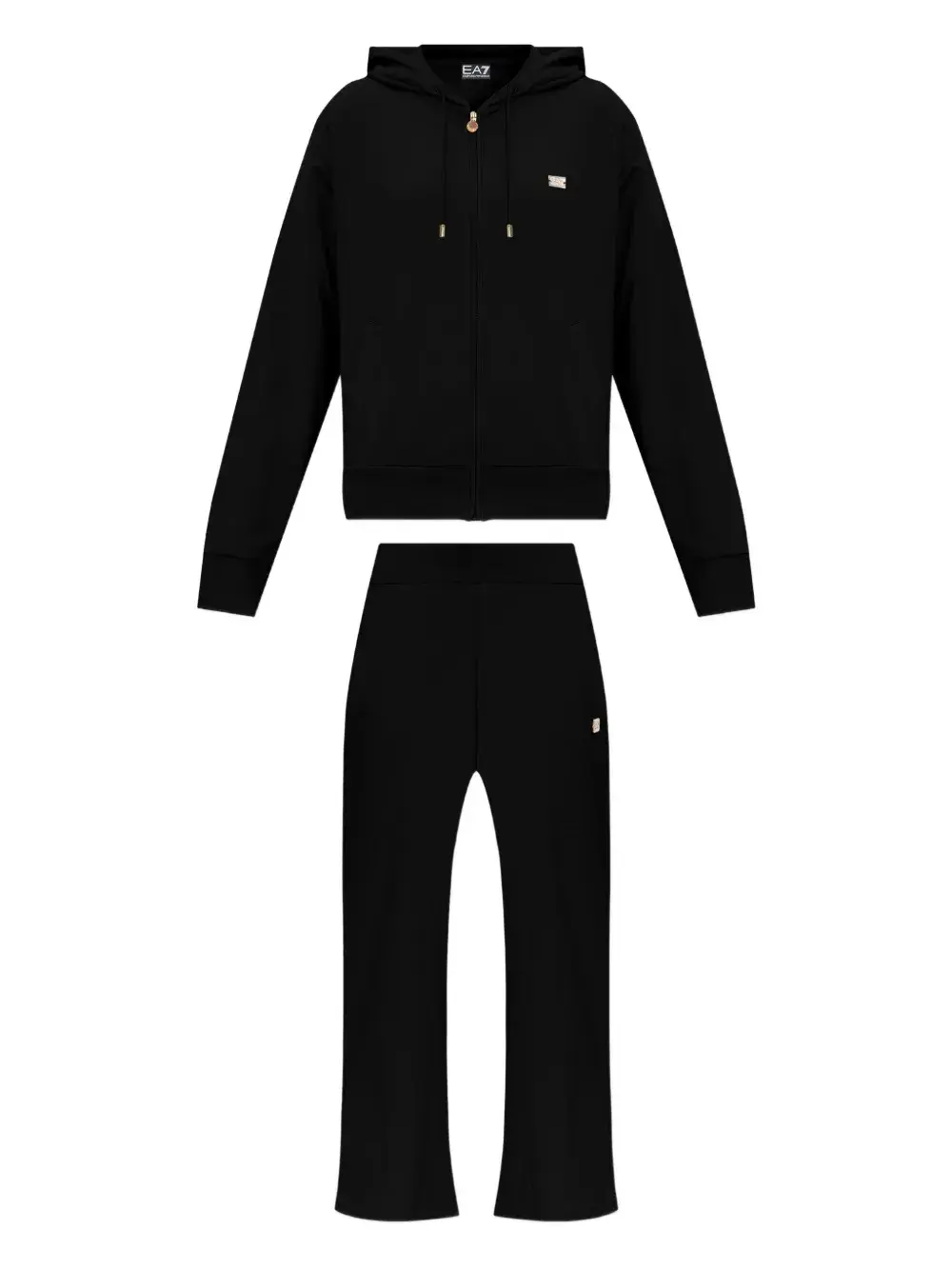 Спортивный костюм на молнии с логотипом Ea7 Emporio Armani, черный
Спортивный костюм на молнии с логотипом Ea7 Emporio Armani, черный