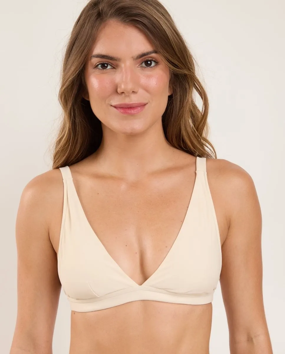 Мягкий однотонный треугольный верх бикини Río de Sol, белый
Мягкий однотонный треугольный верх бикини Río de Sol, белый