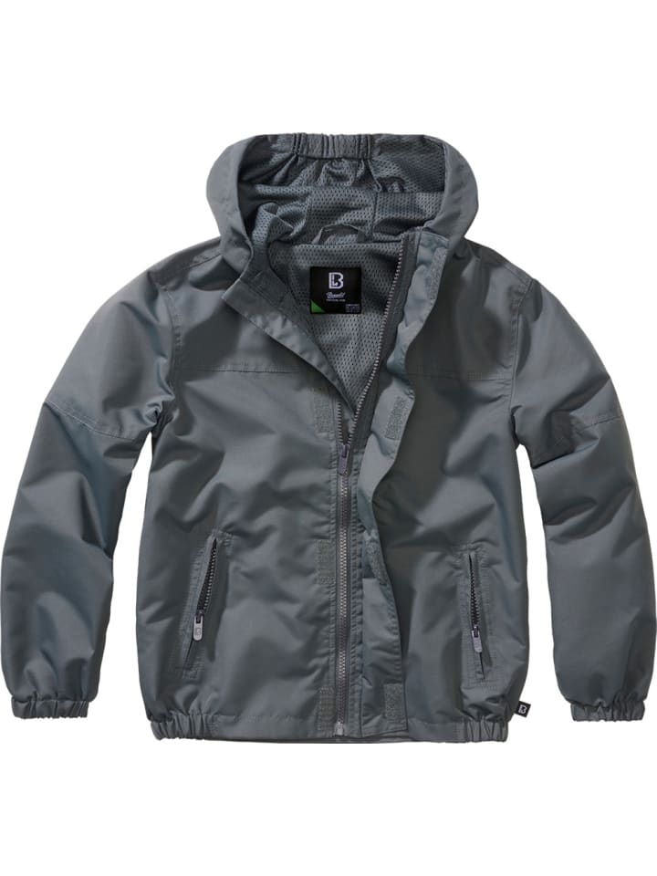 Brandit Детская функциональная куртка "Детская летняя ветровка на молнии спереди" серого цвета
Brandit Детская функциональная куртка "Детская летняя ветровка на молнии спереди" серого цвета