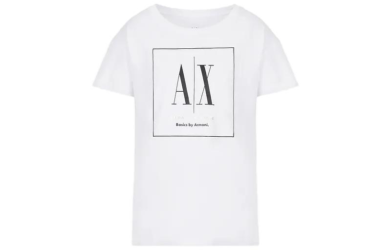 Футболка женская белая ARMANI EXCHANGE 
Футболка женская белая ARMANI EXCHANGE