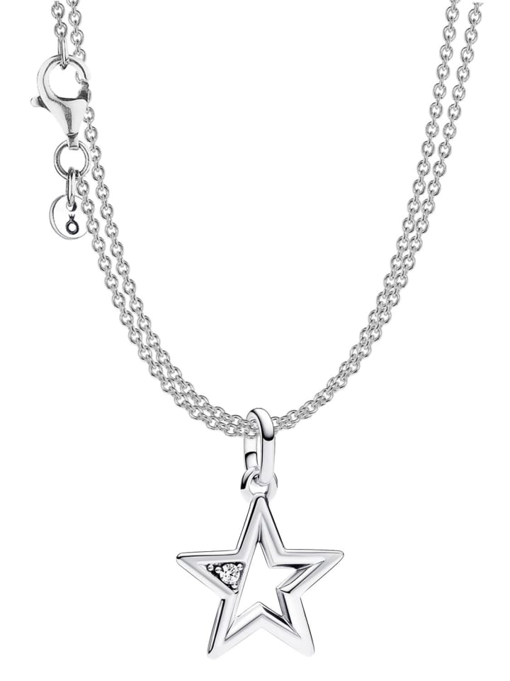Pandora Подарочный набор с двухрядным ожерельем, сверкающей звездой и серебром
Pandora Подарочный набор с двухрядным ожерельем, сверкающей звездой и серебром
