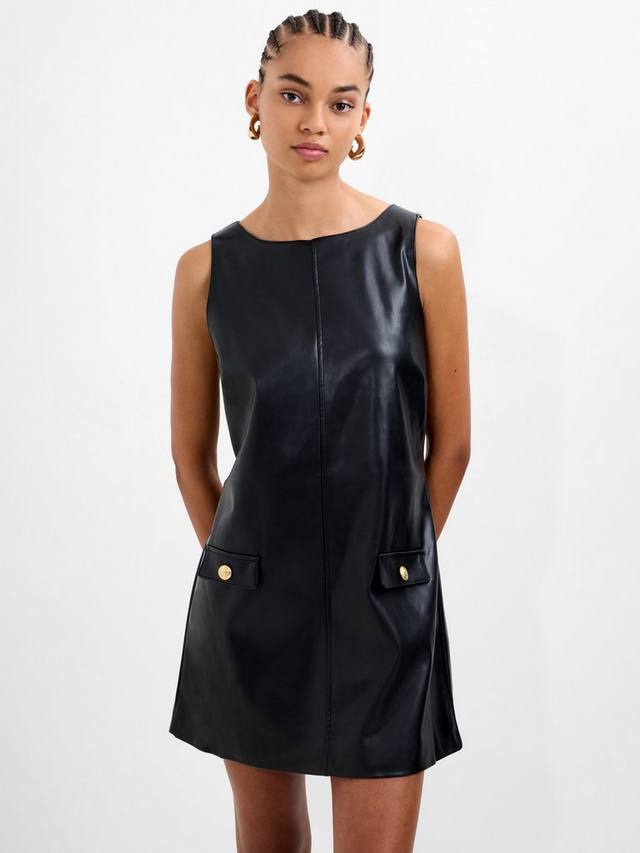 Мини-платье Dessa без рукавов из искусственной кожи French Connection, Black
Мини-платье Dessa без рукавов из искусственной кожи French Connection, Black