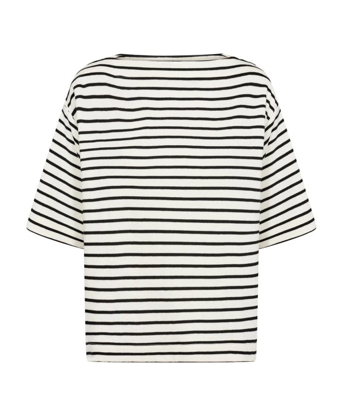 Полосатая толстовка бело-черного цвета Soaked In Luxury, белый
Полосатая толстовка бело-черного цвета Soaked In Luxury, белый