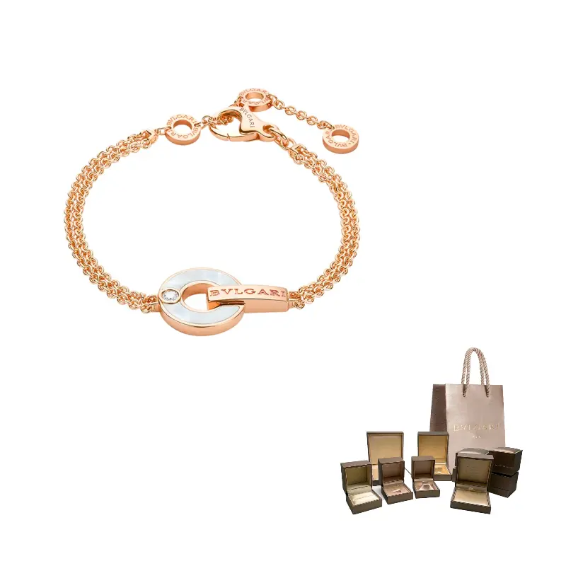 BVLGARI Браслет с бриллиантами для женщин из розового золота
BVLGARI Браслет с бриллиантами для женщин из розового золота