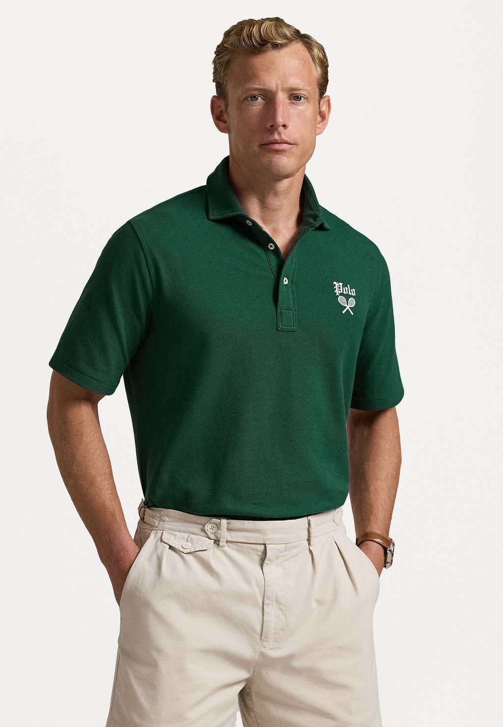Рубашка поло CLASSIC FIT TENNIS CREST MESH POLO SHIRT Ralph Lauren, темно-зеленый
Рубашка поло CLASSIC FIT TENNIS CREST MESH POLO SHIRT Ralph Lauren, темно-зеленый