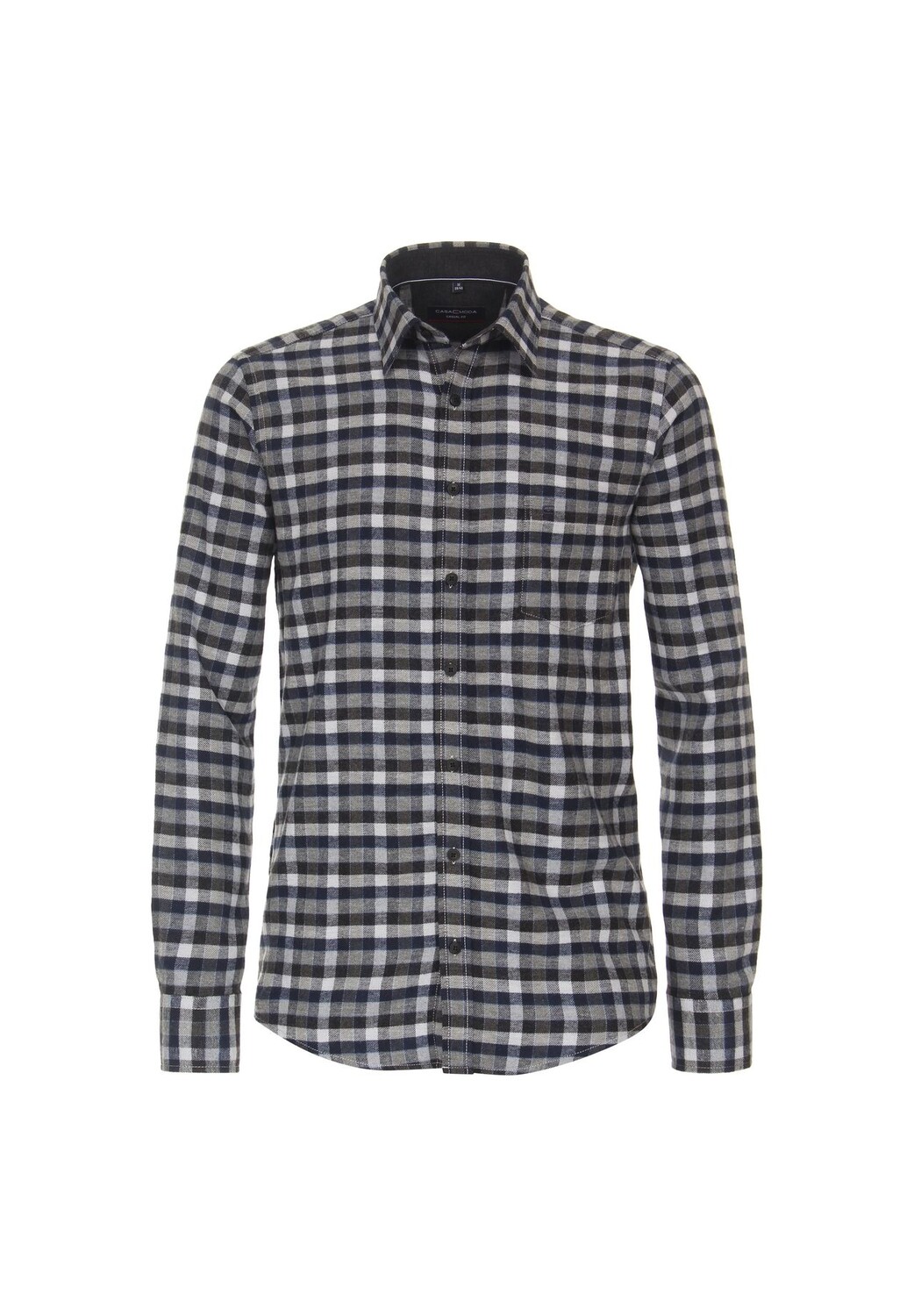 Мужская фланелевая рубашка повседневного кроя в клетку CASAMODA, цвет Dunkelgrün
Мужская фланелевая рубашка повседневного кроя в клетку CASAMODA, цвет Dunkelgrün