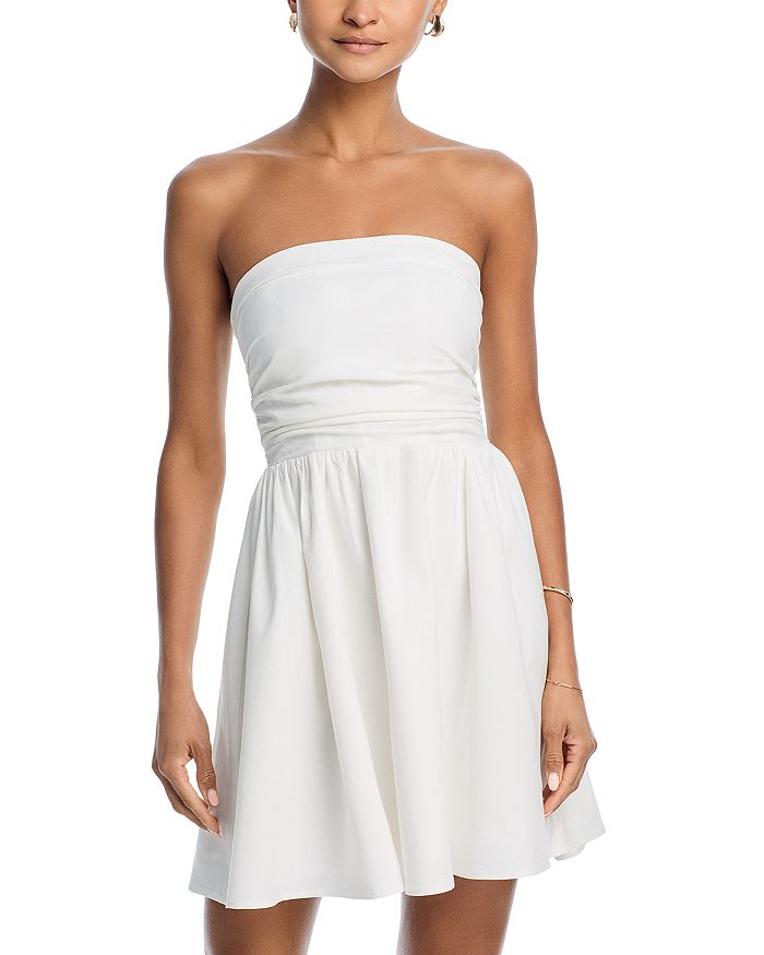 Мини-платье без бретелей - эксклюзив AQUA, белый
Мини-платье без бретелей - эксклюзив AQUA, белый