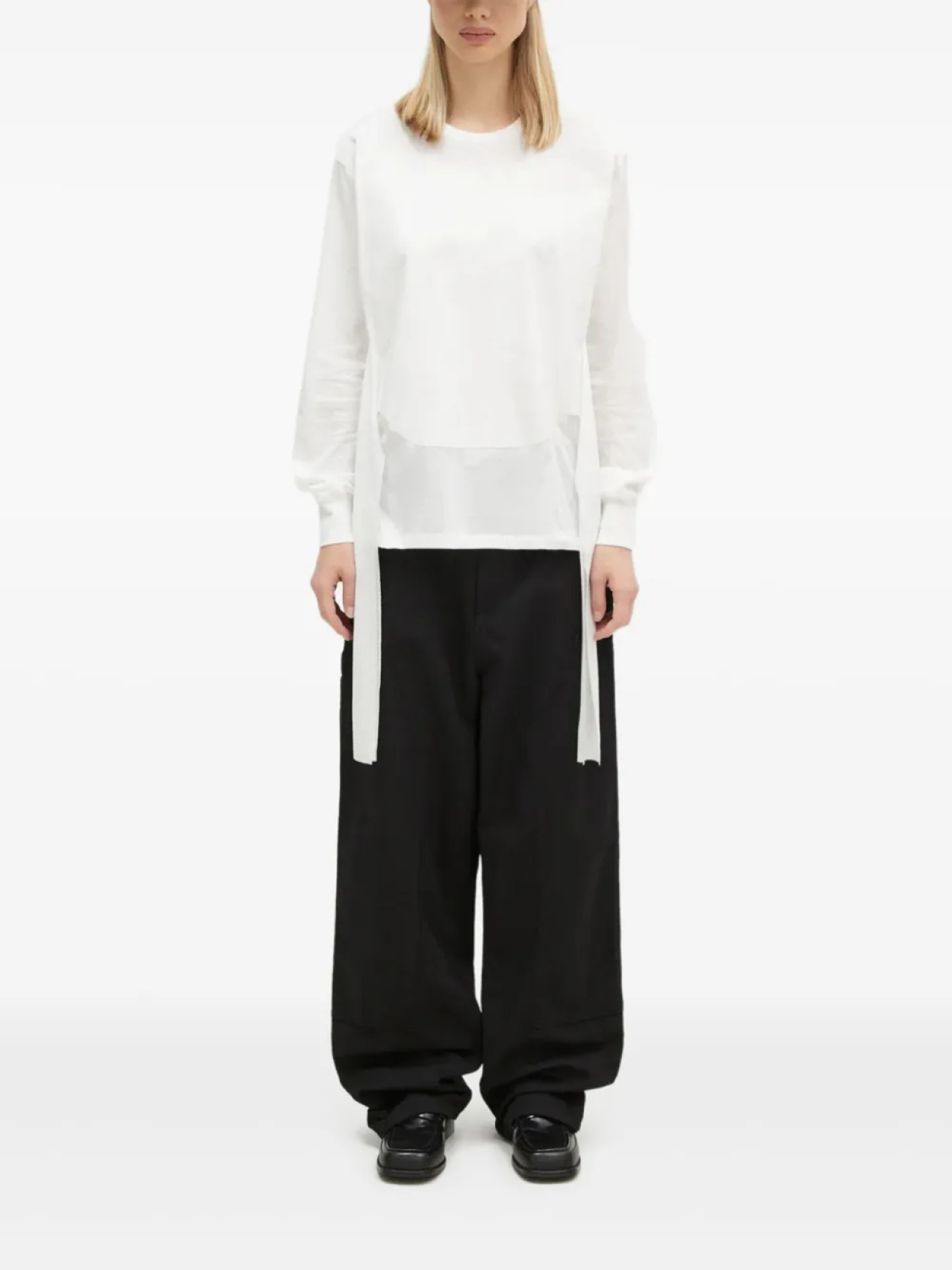 Блузка Undercover с длинными рукавами и завязками, белый
Блузка Undercover с длинными рукавами и завязками, белый