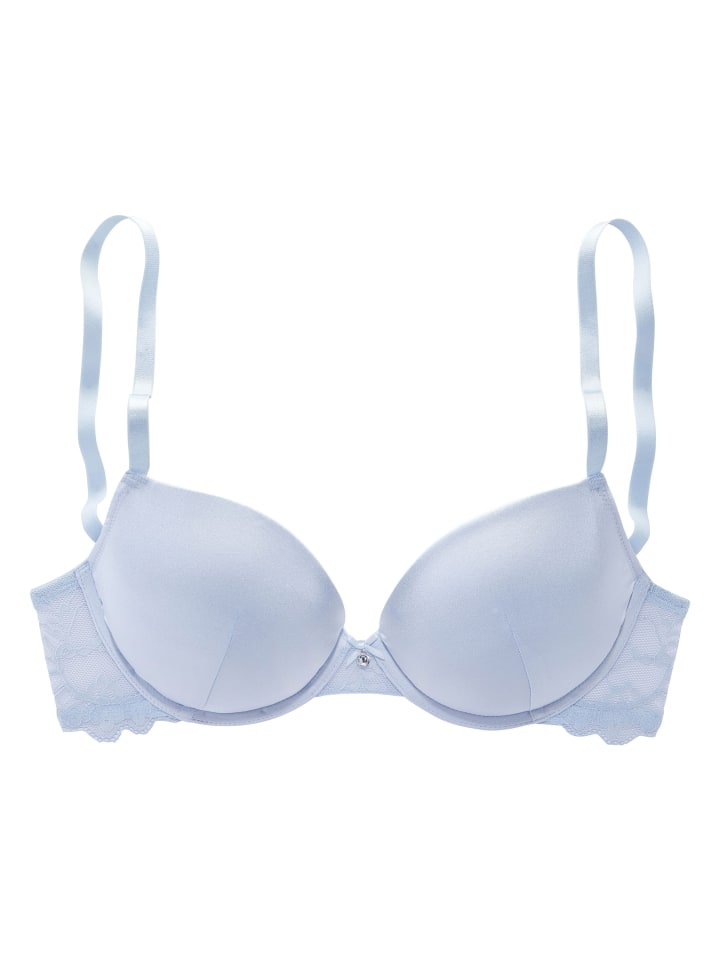 Бюстгальтер пуш-ап LASCANA, светло-синий
Бюстгальтер пуш-ап LASCANA, светло-синий