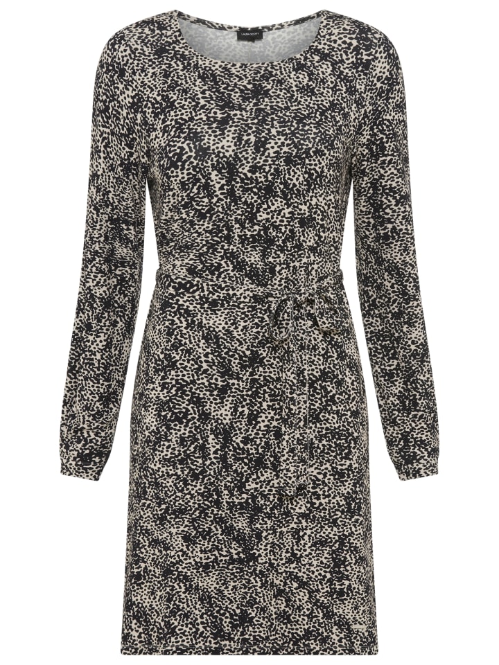 Платье из джерси с черно-кремовым узором Laura Scott
Платье из джерси с черно-кремовым узором Laura Scott