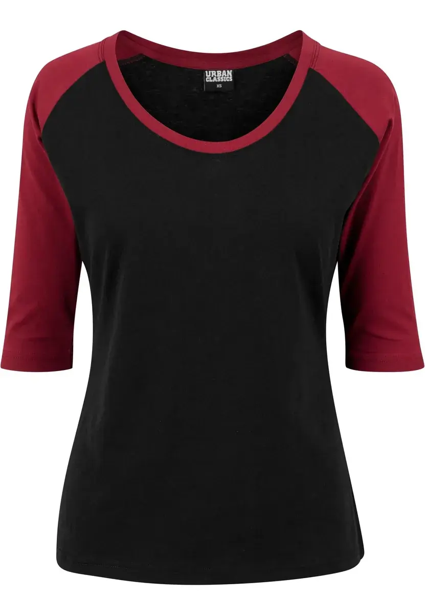 Рубашка с короткими рукавами URBAN CLASSICS " Urban Classics Women's Ladies 3/4 Contrast Raglan Tee", бордовый
Рубашка с короткими рукавами URBAN CLASSICS " Urban Classics Women's Ladies 3/4 Contrast Raglan Tee", бордовый