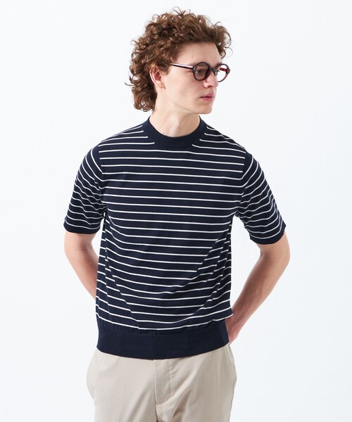 Вязаная футболка с коротким рукавом и полуоткрытым воротником, TEXBRID Plating MACKINTOSH PHILOSOPHY, синий
Вязаная футболка с коротким рукавом и полуоткрытым воротником, TEXBRID Plating MACKINTOSH PHILOSOPHY, синий