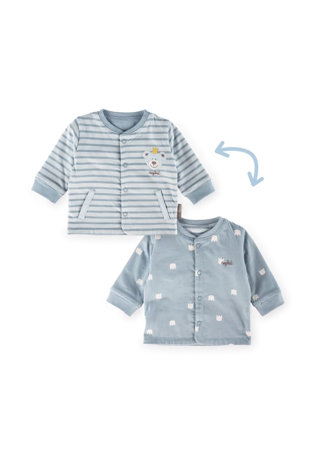 Двусторонняя куртка классическая детская для младенцев Sigikid, синий
Двусторонняя куртка классическая детская для младенцев Sigikid, синий