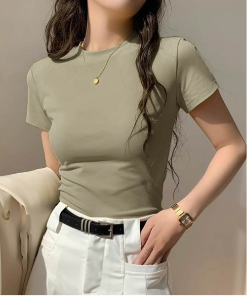 Футболка приталенного кроя La-gemme, оливковый
Футболка приталенного кроя La-gemme, оливковый