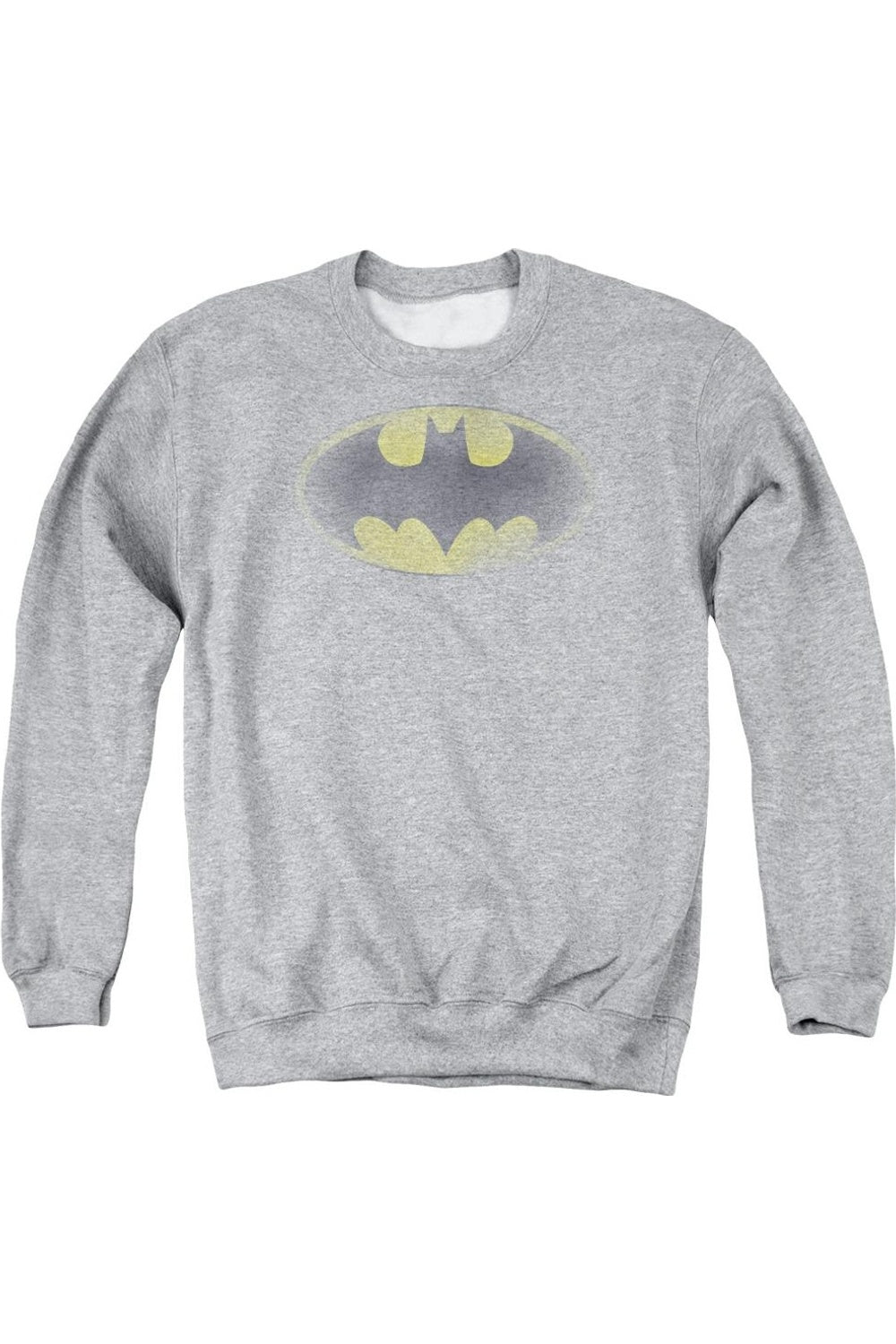 Толстовка с круглым вырезом для взрослых с выцветшим логотипом Batman Gildan, цвет athletic heather
Толстовка с круглым вырезом для взрослых с выцветшим логотипом Batman Gildan, цвет athletic heather