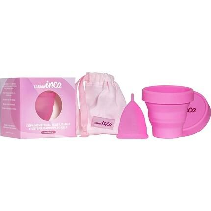 Менструальная чаша со стерилизатором - медицинский силикон, гипоаллергенный, 100% безопасный, простой в использовании, защита до 12 часов, размер M с сумкой для транспортировки Farma Inca
Менструальная чаша со стерилизатором - медицинский силикон, гипоаллергенный, 100% безопасный, простой в использовании, защита до 12 часов, размер M с сумкой для транспортировки Farma Inca