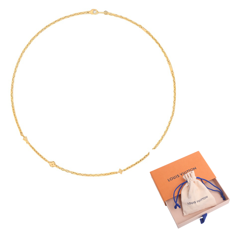 Lv Lv Yours Chain LOUIS VUITTON, золотой
Lv Lv Yours Chain LOUIS VUITTON, золотой