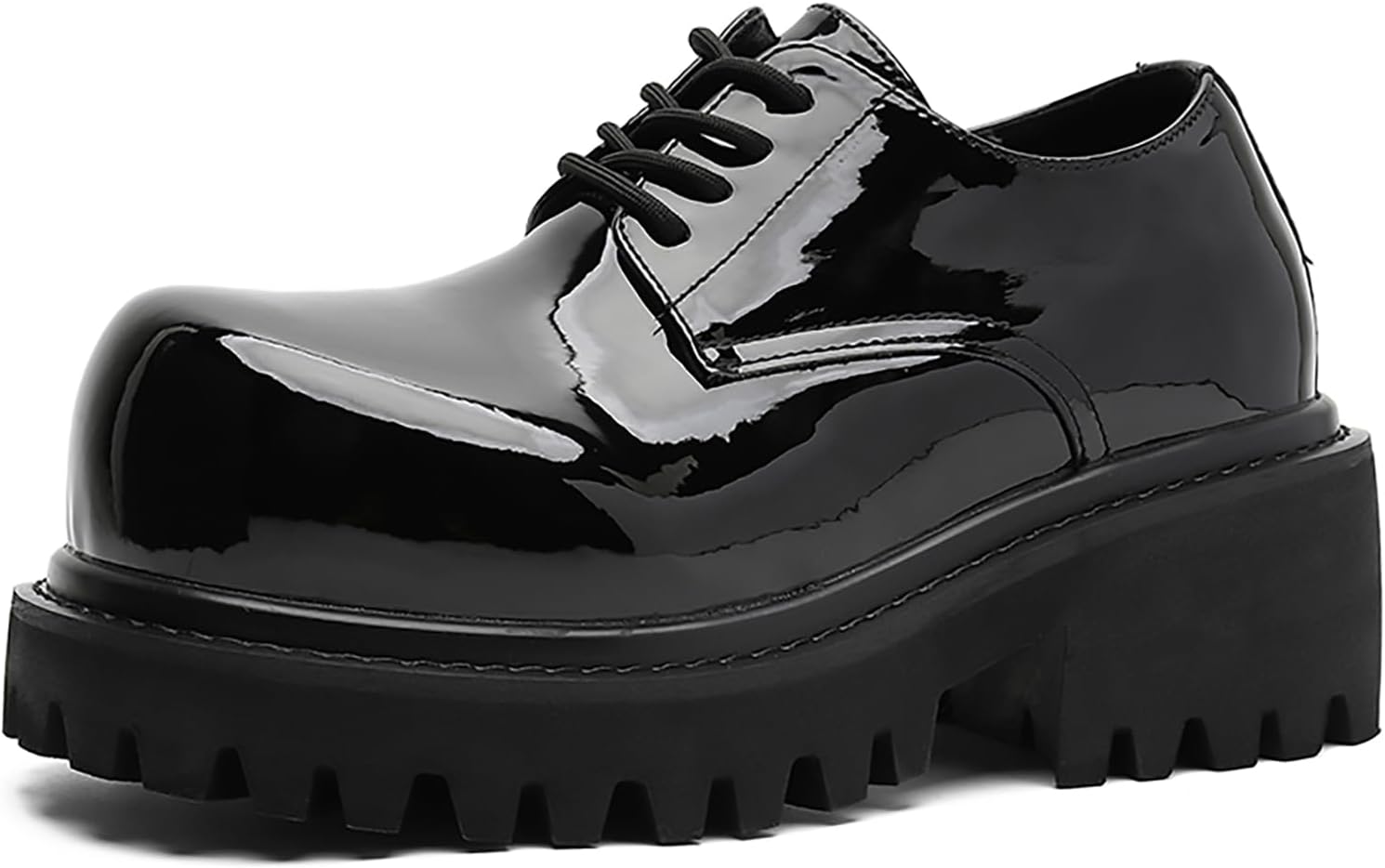 Мужские оксфорды на платформе из градиентной лаковой кожи с большим круглым носком и массивным каблуком, дерби, повседневная мода, шнуровка, деловая обувь для офиса Bwseobg, черный
Мужские оксфорды на платформе из градиентной лаковой кожи с большим круглым носком и массивным каблуком, дерби, повседневная мода, шнуровка, деловая обувь для офиса Bwseobg, черный