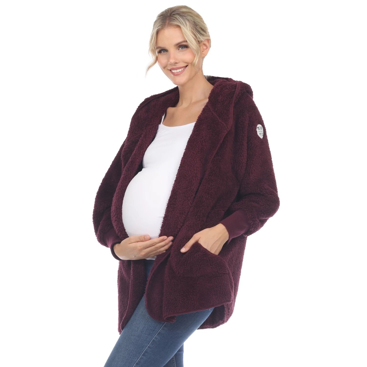 Плюшевый кардиган с капюшоном и карманами для беременных WM Fashion, темно-синий
Плюшевый кардиган с капюшоном и карманами для беременных WM Fashion, темно-синий