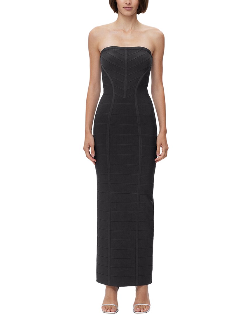 Платье-бюстье Hervé Léger Icon с шевроном, черный
Платье-бюстье Hervé Léger Icon с шевроном, черный