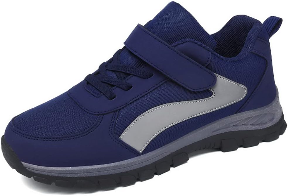 LEADER SHOW Мужские удобные прогулочные туфли против скольжения, безопасные повседневные кроссовки для пожилых с застежкой-липучкой, синий
LEADER SHOW Мужские удобные прогулочные туфли против скольжения, безопасные повседневные кроссовки для пожилых с застежкой-липучкой, синий