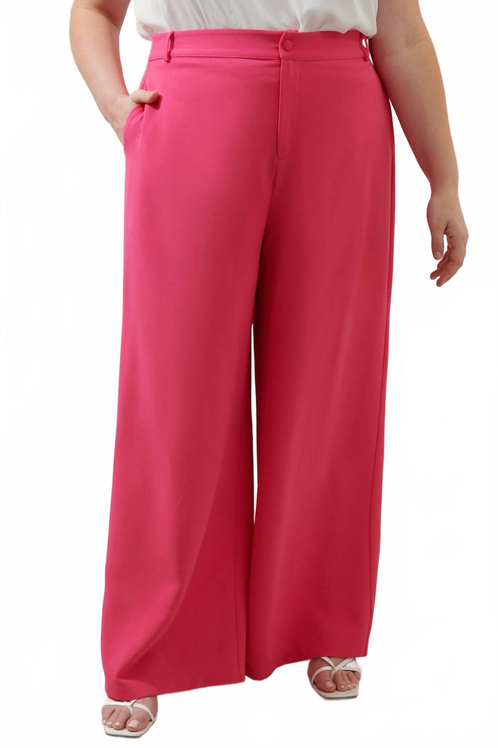 Женские широкие брюки Chelsea с поясом Curve в цвете фуксия SUGARLIPS
Женские широкие брюки Chelsea с поясом Curve в цвете фуксия SUGARLIPS