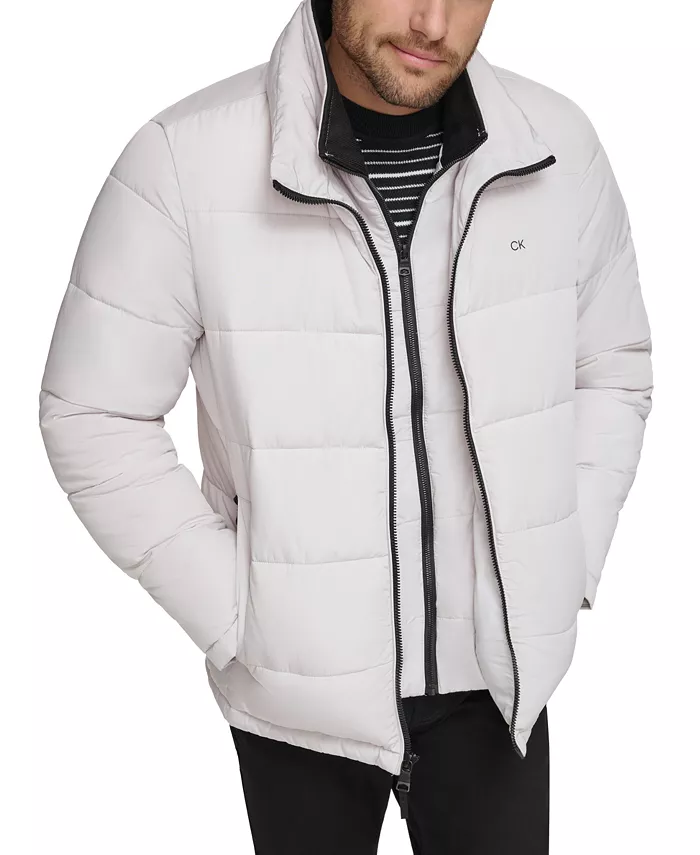 Мужская пуховая куртка с вставкой-нагрудником, созданная для Macy's Calvin Klein, белый
Мужская пуховая куртка с вставкой-нагрудником, созданная для Macy's Calvin Klein, белый