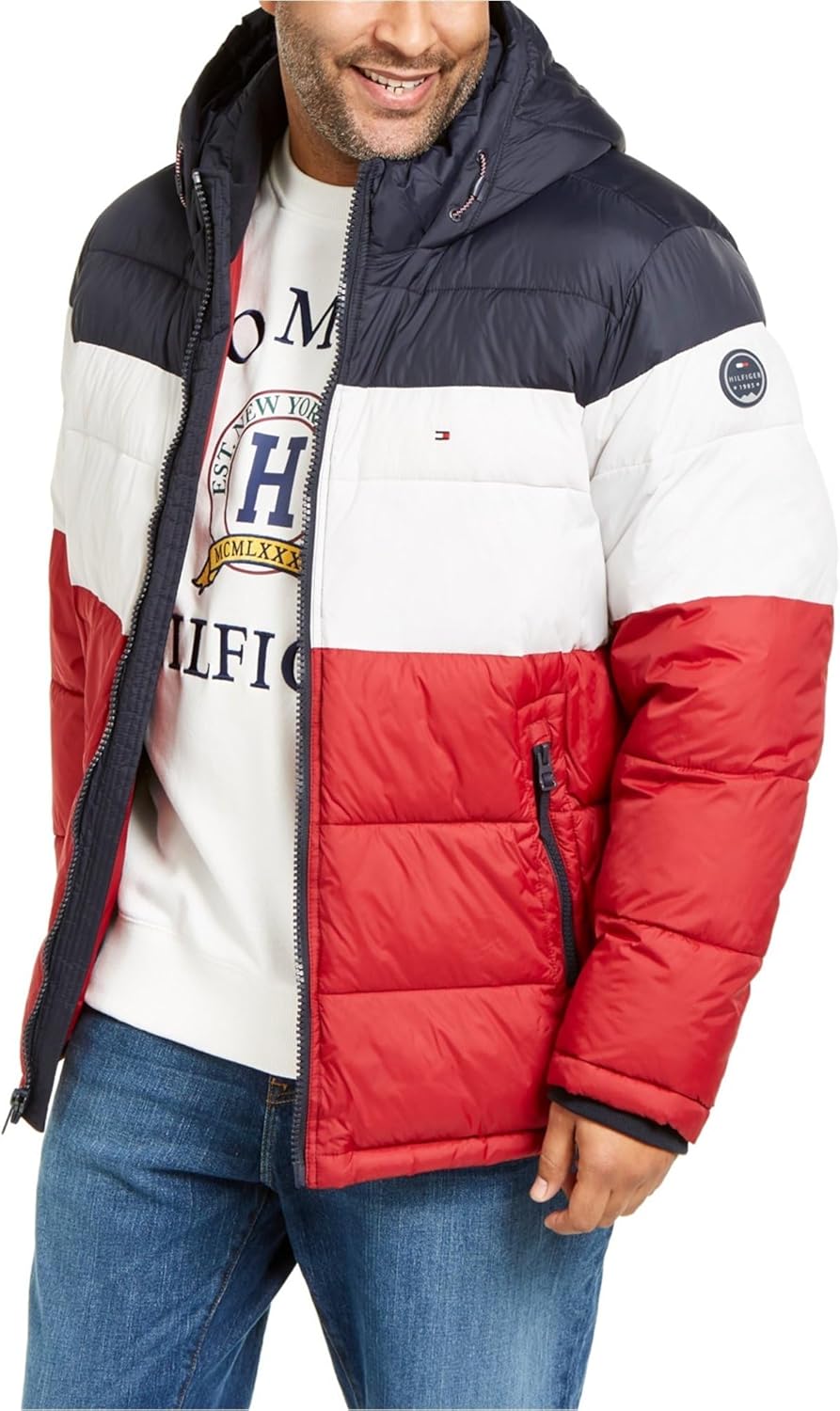 Мужская стеганая куртка с капюшоном Tommy Hilfiger, Midnight/Ice/Red
Мужская стеганая куртка с капюшоном Tommy Hilfiger, Midnight/Ice/Red