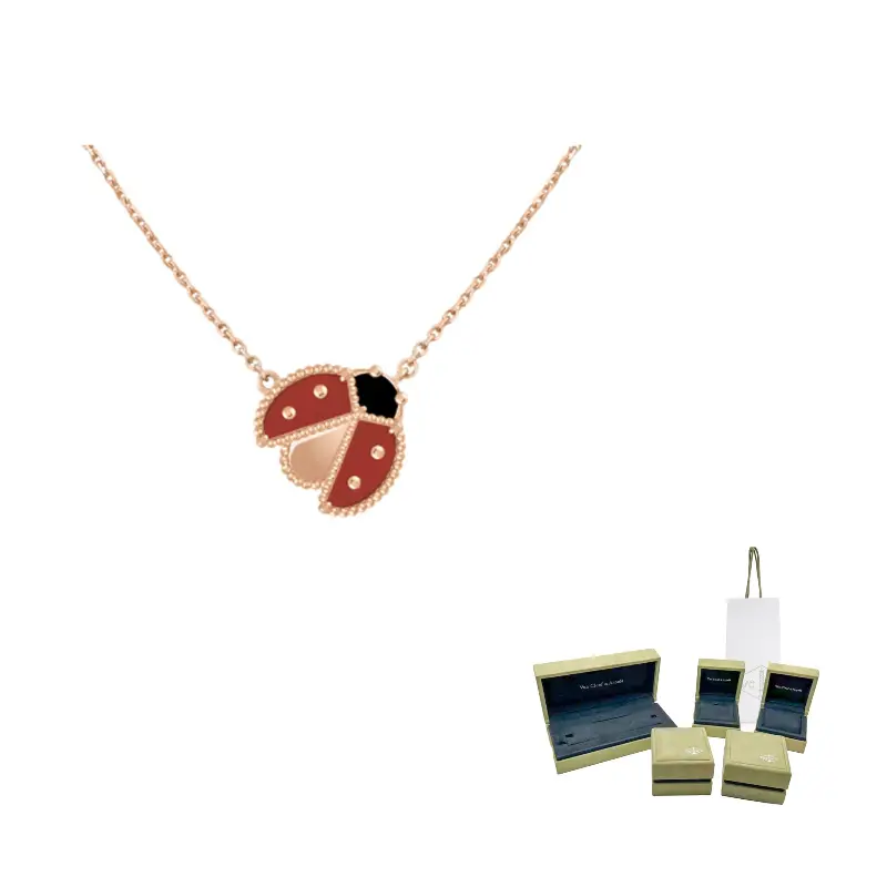 Van Cleef & Arpels Lucky Spring Collection 18K Rose Gold Necklaces Women's
Van Cleef & Arpels Lucky Spring Collection 18K Rose Gold Necklaces Women's