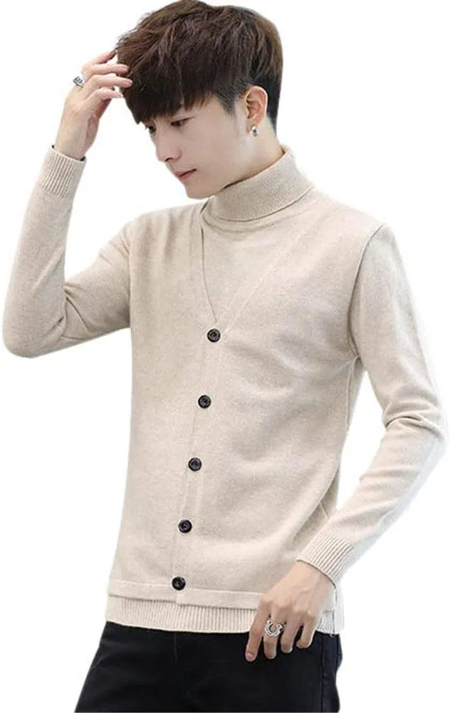 Мужской толстый свитер с высоким воротником Drasawee
Мужской толстый свитер с высоким воротником Drasawee