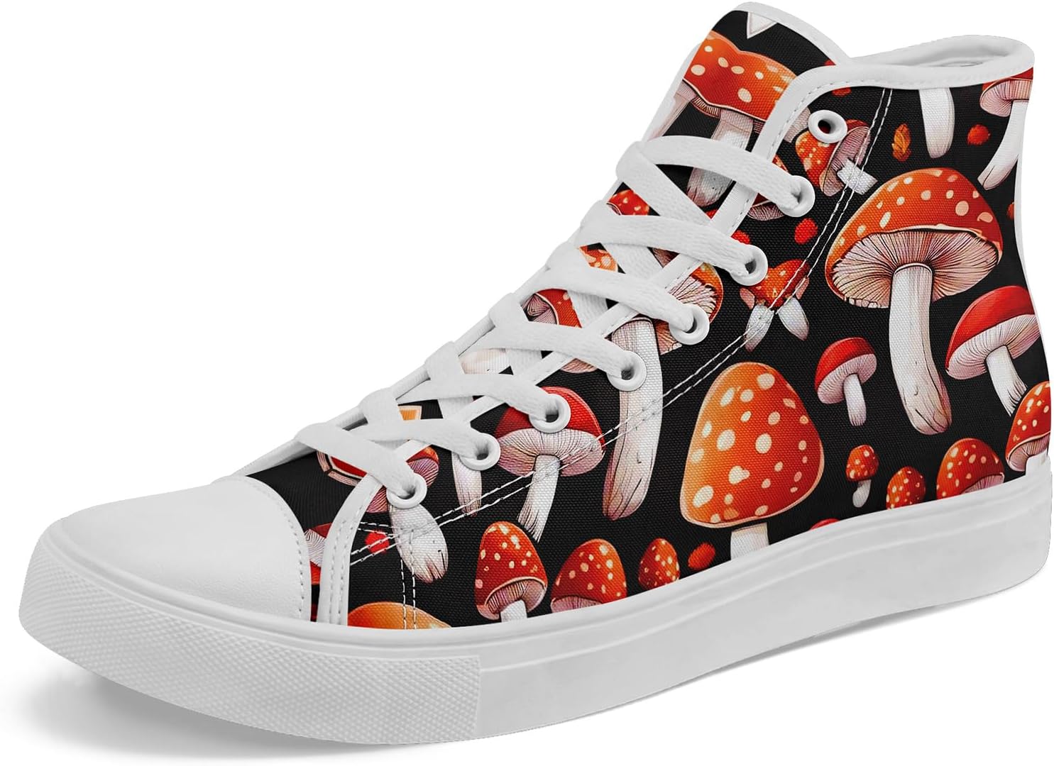 Высокие кеды на холщовой основе AWSOLE «Грибной лес» для женщин и мужчин, винтажные готические стильные кроссовки с натуральным принтом, повседневная обувь, белый/черный/красный/оранжевый
Высокие кеды на холщовой основе AWSOLE «Грибной лес» для женщин и мужчин, винтажные готические стильные кроссовки с натуральным принтом, повседневная обувь, белый/черный/красный/оранжевый