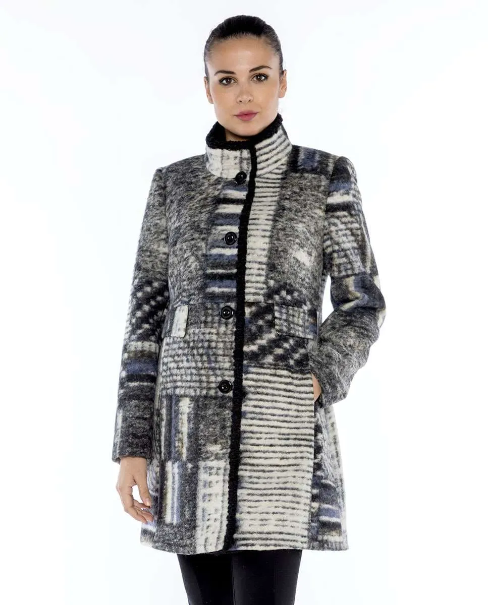 Женское пальто с отделкой на воротнике и передней части из искусственного меха Fsh, серый/черный
Женское пальто с отделкой на воротнике и передней части из искусственного меха Fsh, серый/черный
