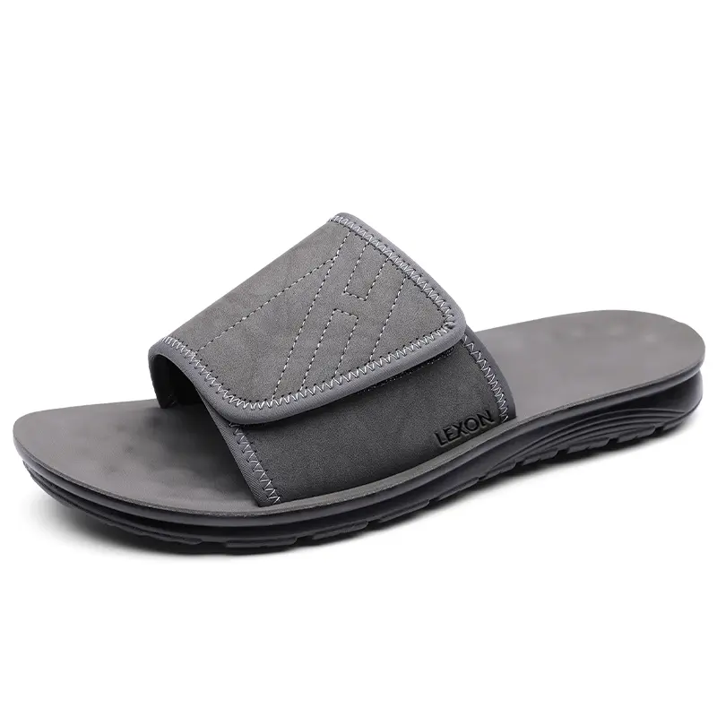 LEXON Мужские серые противоскользящие бесшумные тапочки с резиновой амортизацией и устойчивостью к истиранию, цвет Gray
LEXON Мужские серые противоскользящие бесшумные тапочки с резиновой амортизацией и устойчивостью к истиранию, цвет Gray