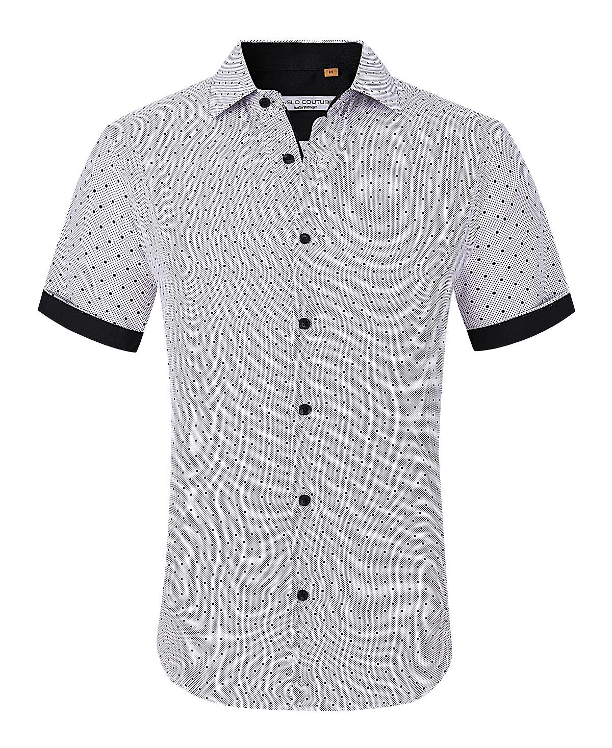 Мужская рубашка узкого кроя с геопринтом Suslo Couture
Мужская рубашка узкого кроя с геопринтом Suslo Couture