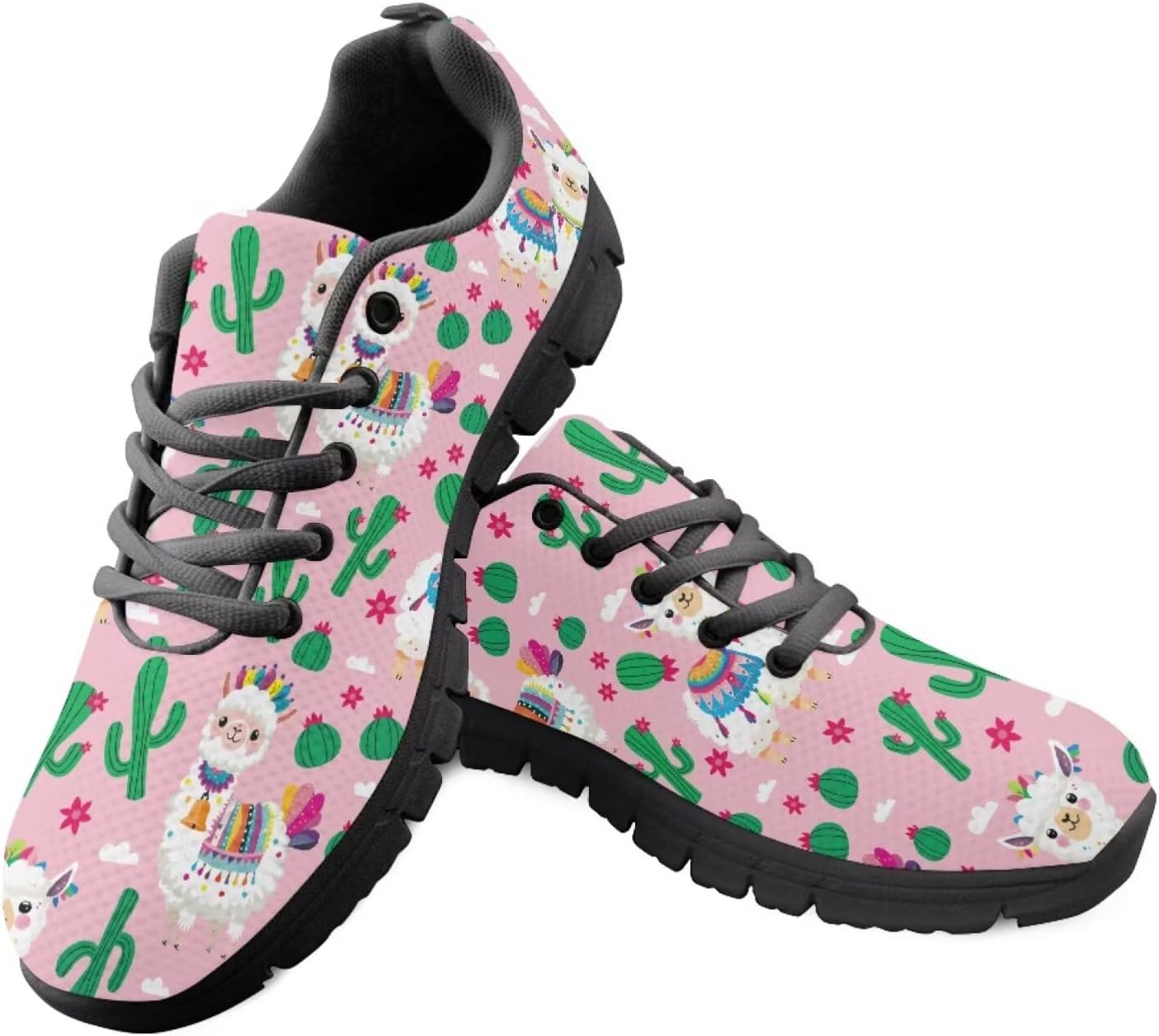 Мужские удобные кроссовки для ходьбы PinUp Angel с забавным рисунком, дышащей сетчатой вставкой, Cartoon Cactus Llama
Мужские удобные кроссовки для ходьбы PinUp Angel с забавным рисунком, дышащей сетчатой вставкой, Cartoon Cactus Llama