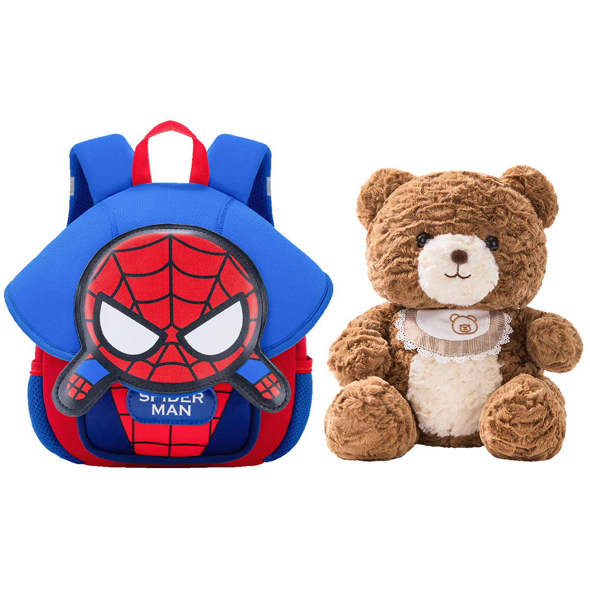 Disney Сумка-рюкзак для малышей серии Strawberry Bear из неопрена с покрытием PU, детский розовый/синий
Disney Сумка-рюкзак для малышей серии Strawberry Bear из неопрена с покрытием PU, детский розовый/синий