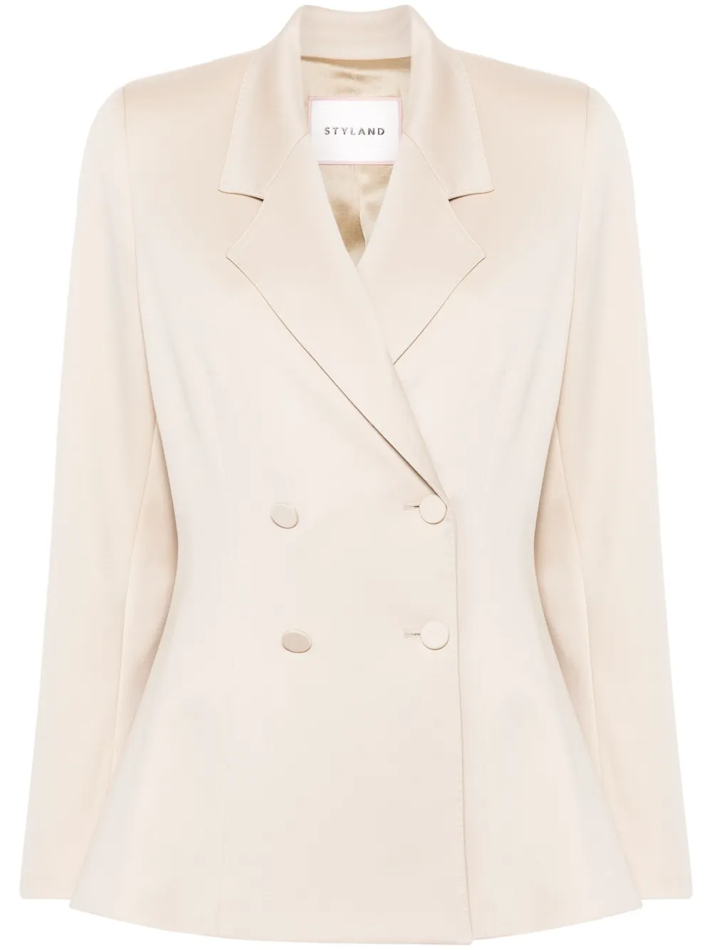 Двубортный пиджак STYLAND, нейтральный
Двубортный пиджак STYLAND, нейтральный
