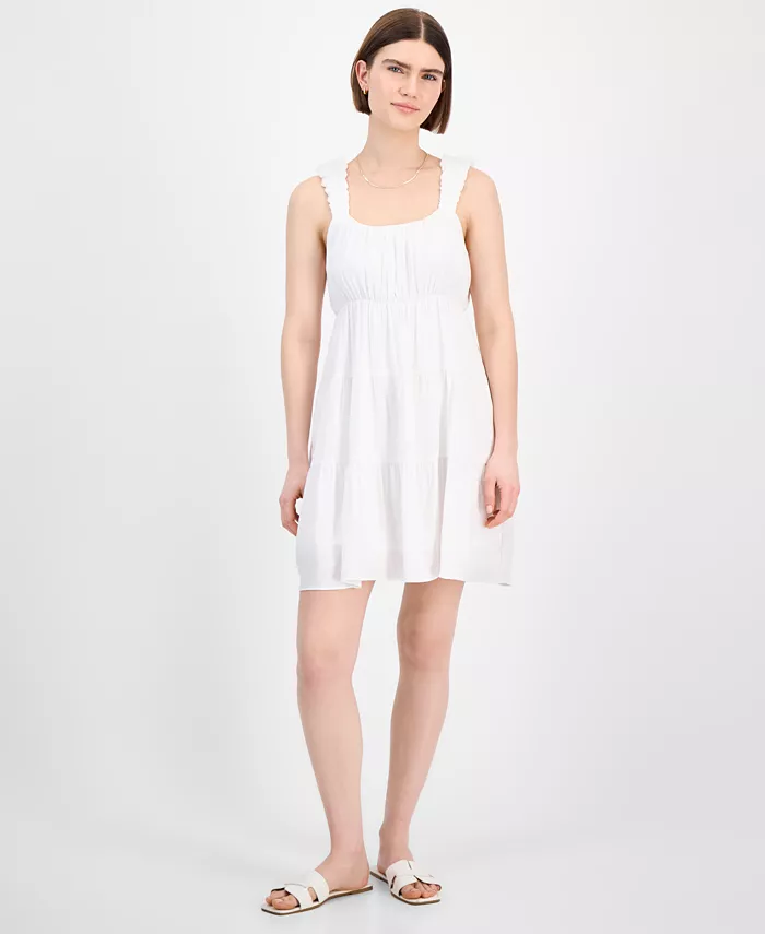 Мини-платье с ярусами и пузырчатыми бретелями для девушек Pink Rose, слоновая кость/кремовый
Мини-платье с ярусами и пузырчатыми бретелями для девушек Pink Rose, слоновая кость/кремовый