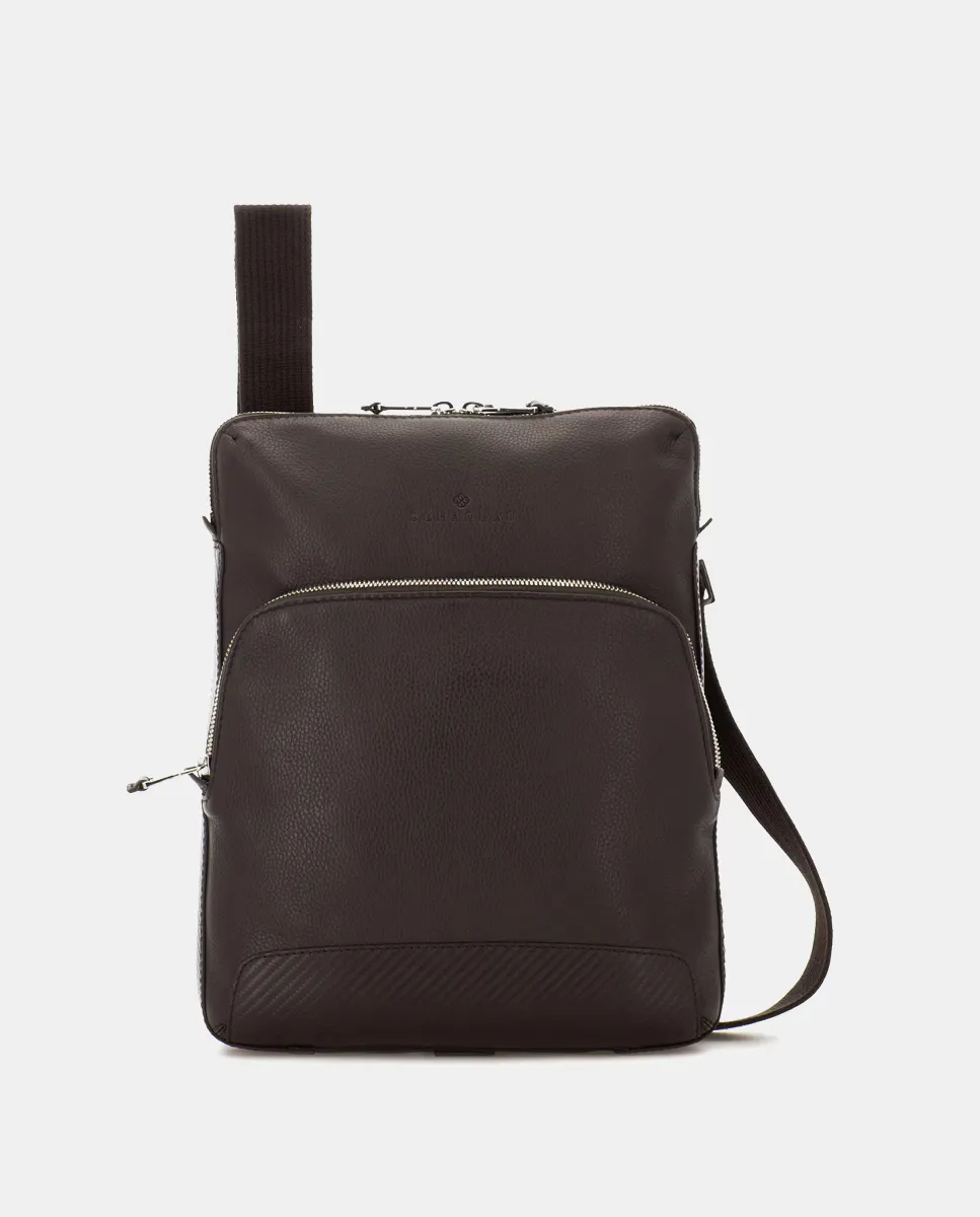 Мужская темно-коричневая кожаная сумка на плечо с клапаном Scharlau, темно-коричневый
Мужская темно-коричневая кожаная сумка на плечо с клапаном Scharlau, темно-коричневый
