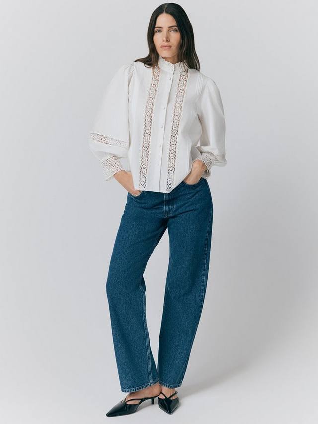 Рубашка Kady с ажурными деталями Ghost, White
Рубашка Kady с ажурными деталями Ghost, White